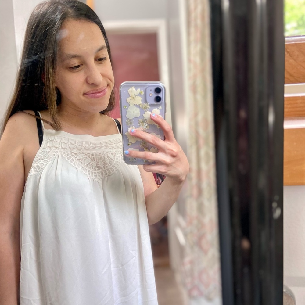 White loft blouse